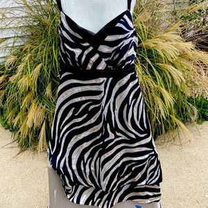 White House Black Market animal print dress
